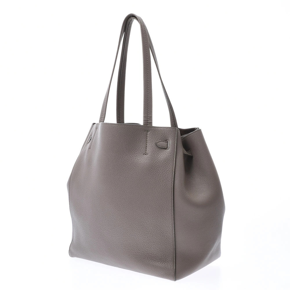 Celine Gray Phantom Handbag Calfskin Cabas